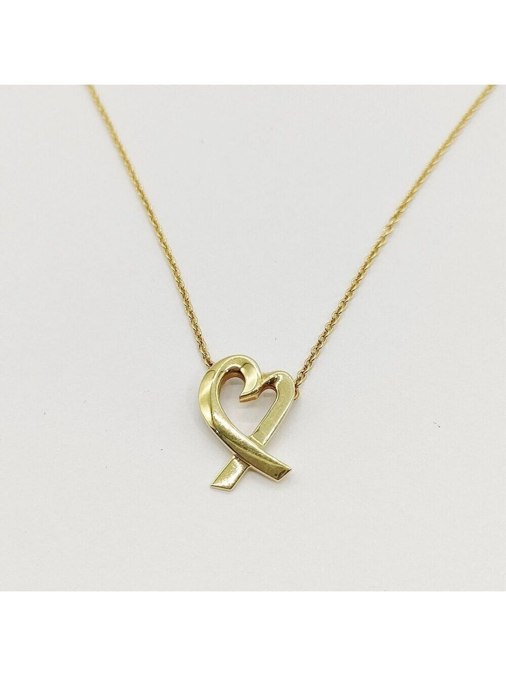 Tiffany and Co. Necklace Loving Heart Picasso Gold 387-051525